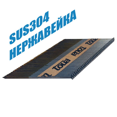 Реечные гвозди по дереву на бумажной кассете Toua D34 RISUS