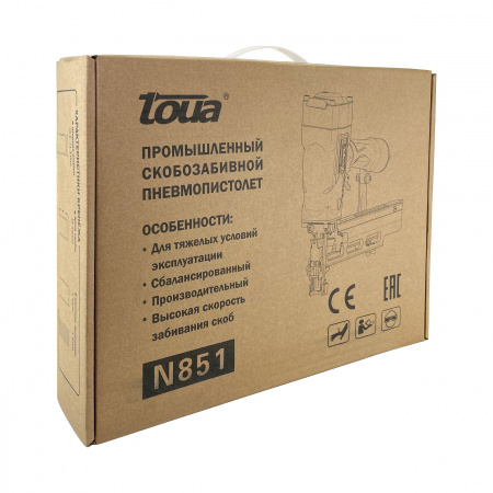 Пневматический скобозабивной пистолет Toua N851